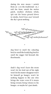 A stanza usually contains lines that refer to one topic or idea. Poetry Magazine On Twitter Two Pages From Danez Smith S Dogs In The March 2018 Issue Read The Full Poem Here Https T Co Kj61vblho6