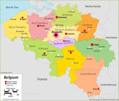 It is the city's main square. Map Of Belgium Belgium Map Europe Map World Map Europe