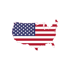 Black American Flag Vector Art American Flag Vector On American Map Usa Map With Flag By Linimasa Flag Vector Usa Map Flag