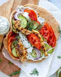 Grilled Chicken Gyro Sandwich Recipe Chicken Gyros Brunch Casserole Recipes Healthy Fitness Meals
