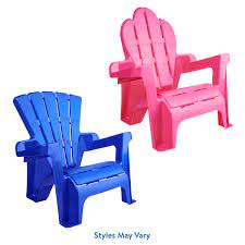 Bring the historic, rustic look of the adirondacks into your home. Play Day Adirondack Chair Assorted Colors Walmart Com Walmart Com
