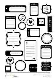 Black And White Bullet Journal Stickers Printable Black And White Tags For Scrapbooking Printable Planner Stickers Black And White Stickers Journal Stickers