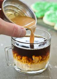 Homemade Coffee Creamer 14oz Sweetened Condensed Milk 1 3 4 Cup Milk Or Cream And Whatever Flavor Homemade Coffee Creamer Coffee Recipes Food