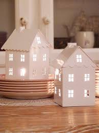 Little Houses That Light Up Little Houses Christmas Home Glitter Houses