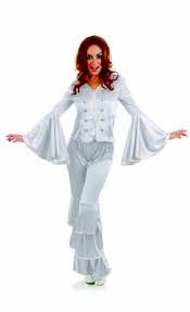 Reply 2 1 month ago. Ladies Silver Dancing Queen Costume For 70s Disco Abba Fancy Dress Medium For Sale Online Ebay