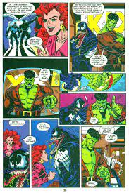 The “Hulk vs. Venom” team-up comic book was definitely a product of the  '90s - The Adventures of Accordion Guy in the 21st Century