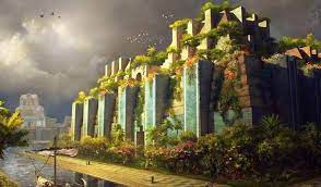 Floating Island Of Babylon Google Search Gardens Of Babylon Hanging Garden Wonders Of The World