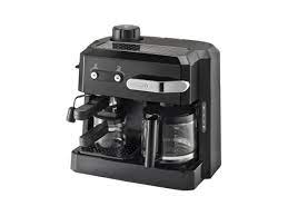 This model from de'longhi provides a perfect combo by providing a clear separation between drip coffee and espresso. Bco 320