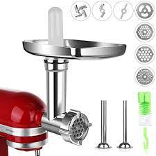 Kitchenaid mixer attachments grinder to use. Amazon Com Meat Grinder Attachment For Kitchenaid Stand Mixers Durable Metal Sausage Stuffer Attachment For Kitchen Aid Stand Mixer Food Grinder Accessories Popular Kitchenaid Mixer Attachment Home Kitchen