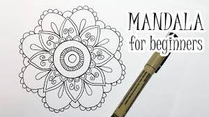 How To Draw A Flower Mandala For Beginners Step By Step Easy Youtube Flower themed light table activity for kids.