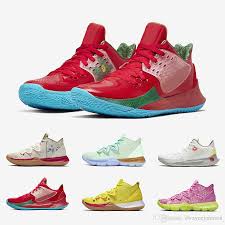 Detailed shots and the release date for entire nickelodeon collaboration. Sponge Bob X Irving 5 Mens Basketball Shoes 5s Trainers Mr Krabs Patrick Squidward Sandy Cheeks Star Women Sports Sneakers Kyri Aliexpress