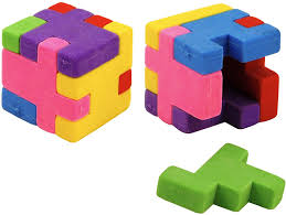 In this video you will learn how to solve the eraser cube. Henbrandt 24 Cube Rubber Puzzles Erasers Amazon Co Uk Toys Games