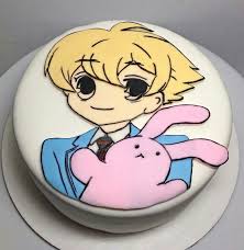 Happy Birthday Cake Honey Bunny Cartoon Cake Images Haninozuka Honey Mitsukuni Bunny Toy Cake Ouran High School Host Club Anime Food Anime Cake Anime Cute Cakes