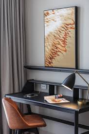 Study Room Home Decoration Furniture Table Lamp Floor Lamp Decorative Painting Wall Surface Plant Desk Chair Library St Thuiskantoor Home Decor Design
