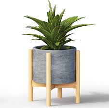 Searching for even more room to house your plants? Amazon Com Plant Stand Flower Pot Holder Bamfox Indoor Bamboo Mid Century Modern Plant Holder Display Rack For House Plants Home Decor Pot Not Included Garden Outdoor