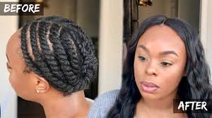 Hair should always be completely dry. How To Two Strand Flat Twist Under Wig Hack Shanicealisha Youtube
