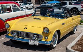 Image result for Goldenrod Yellow 1955 Thunderbird