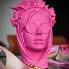 Testa decorativa "La Stilosa" Sagrada Familia di Baci Milano