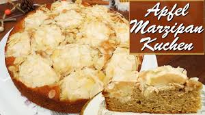 Apfel marzipan kuchen am besten einen tag vor dem servieren backen, da er über nacht im kühlschrank fest werden sollte. Apfel Marzipan Kuchen Youtube