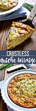 Crustless Quiche Lorraine Recipe Quiche Lorraine Recipe Recipes Quiche Recipes
