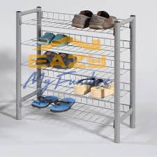 There are 8 tiers with each being able to carry 5 pairs of slender shoes. 5 Tier Metal Shoe Rack Kasut Rak Besi Shoe Rack Shoe Shelves Shopee Malaysia