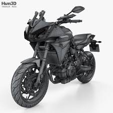 Yamaha Mt 07 Tracer 2016 3d Model 3d Model Yamaha Model