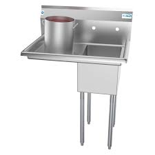 utility sink left drainboard