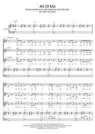 John Legend All Of Me Arr Mark De Lisser Sheet Music Notes Chords Score Download Printable Pdf In 2020 Pop Piano Sheet Music Clarinet Sheet Music Sheet Music Notes