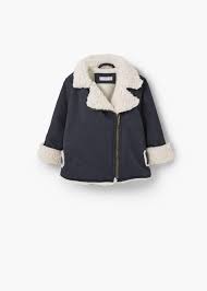 Suni Kirpma Yunlu Ceket Kiz Cocuk Mango Kids Turkiye Faux Shearling Jacket Designer Kids Clothes Kids Outerwear