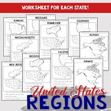 There is a printable worksheet available for download here so you can take the quiz with pen and paper. United States Regions Worksheets And Printables Homeschool Geography 4th 5th 6th Grade Calm Wave