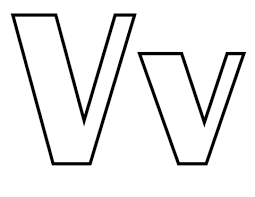 Classic Letter V Coloring Page From Classic English Alphabet Category Select From 26307 Printable Crafts Of Ca Alphabet Coloring Pages Coloring Pages Letter V
