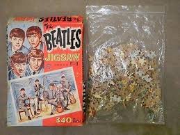 The beatles album cover beatles for sale john lennon paul mccartney george harrison ringo starr 500 pc jigsaw puzzle 19 x 19 usaopoly. Vintage The Beatles Jigsaw Puzzle 1963 Complete Very Rare 1692105636