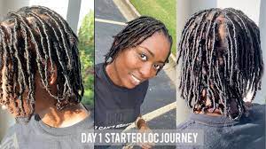 If you start your dreads with long hair, you should expect them to shrink a lot before they start showing growth. Come With Me To Get My Starter Locs Finger Coils On 4c Hair Starter Locs Day 1 Loc Journey Youtube