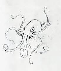 Octopus Sketch Leeviathan Octopus Sketch Octopus Tattoo Octopus Drawing