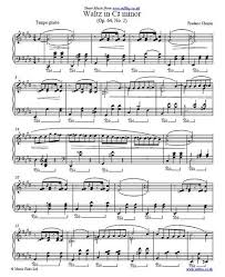 Frederic Chopin Waltz In C Minor Op 64 No 2 Piano Sheet Music Midi Mp3 The Memorable Quaver Piano Sheet Music Classical Sheet Music Piano Sheet Music