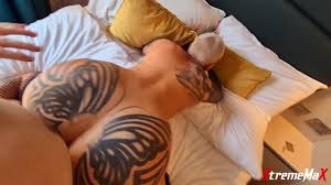 🔥 Hot tattooed babe gets fucked