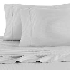 Black And White Striped Sheet Set Twin Eucalyptus Origins 450 Thread Count Striped Sheet Set Bed Bath Beyond Striped Sheets Striped Bed Sheets King Sheet Sets