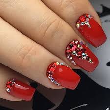 See more ideas about gel nails, pretty nails, manicure. Red Nails Art Addicfashion