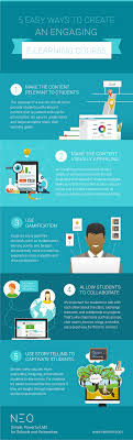 5 Easy Ways To Create An Engaging Elearning Course Infographic E Learning Infographics Elearning Learning Courses Create Online Courses
