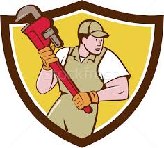 Plumber Holding Pipe Wrench Crest Cartoon Vector Illustration C Aloysius Patrimonio Patrimonio 7431043 Stockfresh Cartoon pipe wrench illustrations & vectors. stockfresh