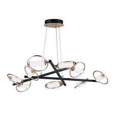 Brayden Studio Jersey 9 Light Led Unique Statement Geometric Chandelier Wayfair In 2020 Gold Pendant Lighting Geometric Chandelier Modern Pendant Light
