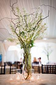 Blue And White Seaside Florida Beach Wedding Holly And Matt Branch Centerpieces Wedding Tall Wedding Centerpieces Branch Centerpieces