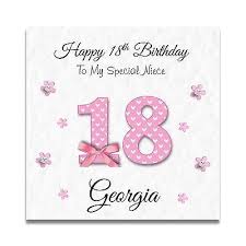 18th Birthday Greetings For Granddaughter Handmade Personalised Ladies Daughter Granddaughter 16th 18th Birthday Card 18th Birthday Cards Birthday Cards 21st Birthday Cards