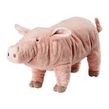 Knorrig Soft Toy Pig Pink Ikea Soft Stuffed Animals Animal Pillows Baby Plush Toys