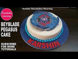 How To Make Fondant Beyblade Pegasus Cake Design Happy Birthday Cake Pics Ideas Youtube Fondant Cake Designs Easy Kids Birthday Cakes Cake Designs For Boy