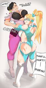 Kkun88] Bearhug - Rainbow Mika x Chun-Li (St... - Street Fighter Hentai  Doujinshi