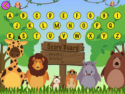 Can you put the letters of the alphabet in the right order? Alphabet Zoo Talene