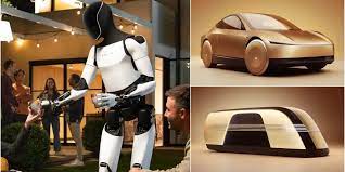 Cyprian - Tesla Introduces Robotaxi, Robovan and Humanoid Robot 'Optimus'  at 'We, Robot' Event as Elon Musk Promises Cheaper and Safer Rides American  technology mogul Elon Musk unveils several groundbreaking products at