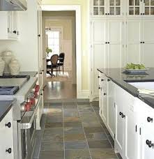 Slate Floors White Black Kitchen Love Juxtapost Com Slate Kitchen Kitchen Flooring Slate Floor Kitchen