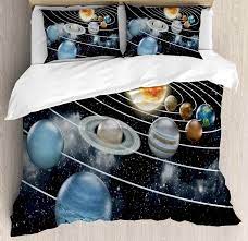 Aliexpress lenzuola copripiumino con mappe del mondo : Set Copripiumino Galaxy Sistema Solare Tutti Gli 8 Pianeti E Il Sole Plutone Giove Marte Venere Fantascienza Decorativo Letto A 3 Pezzi Duvet Cover Aliexpress